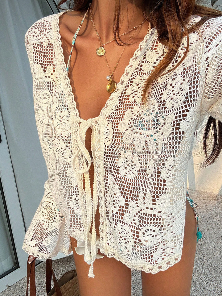 Cardigan SHEIN, alb