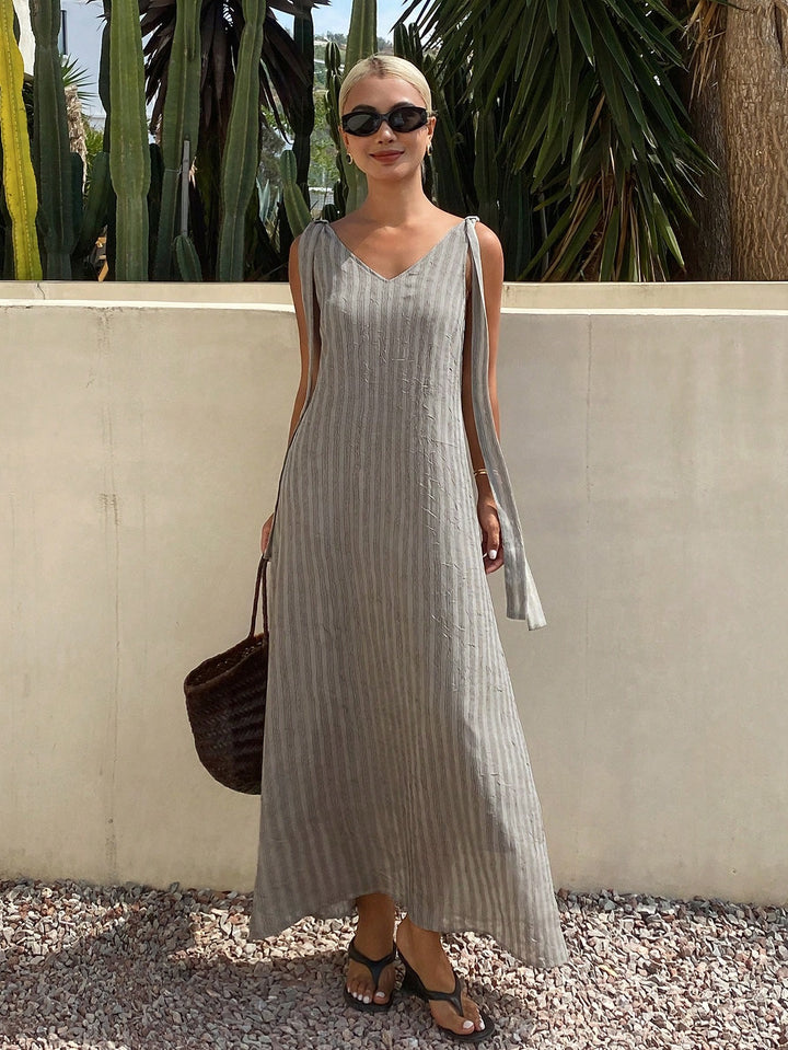 Rochie maxi SHEIN, gri