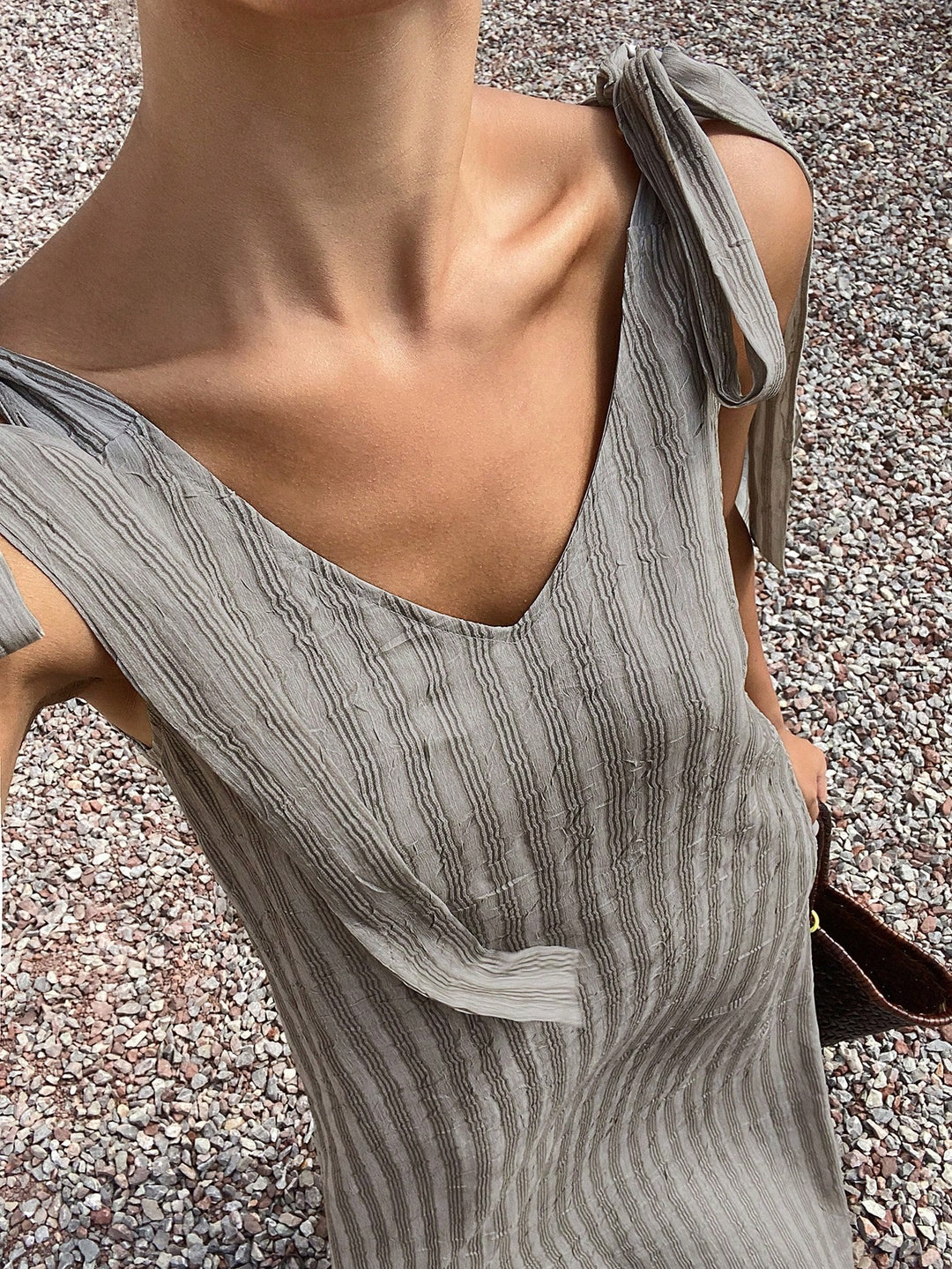 Rochie maxi SHEIN, gri