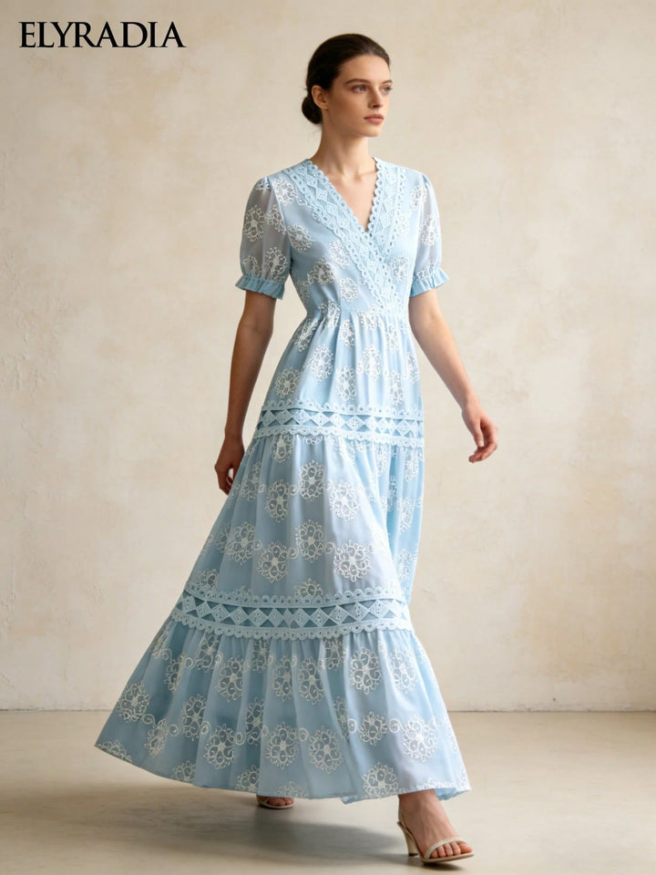 Rochie maxi SHEIN, albastru