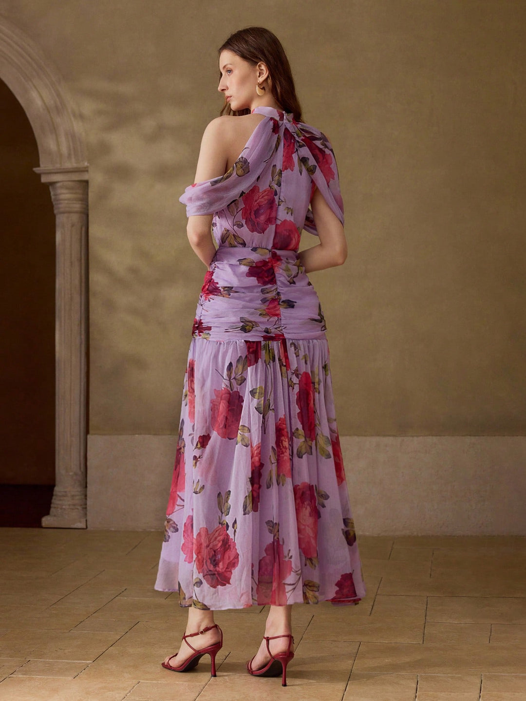 Rochie maxi SHEIN, mix culori
