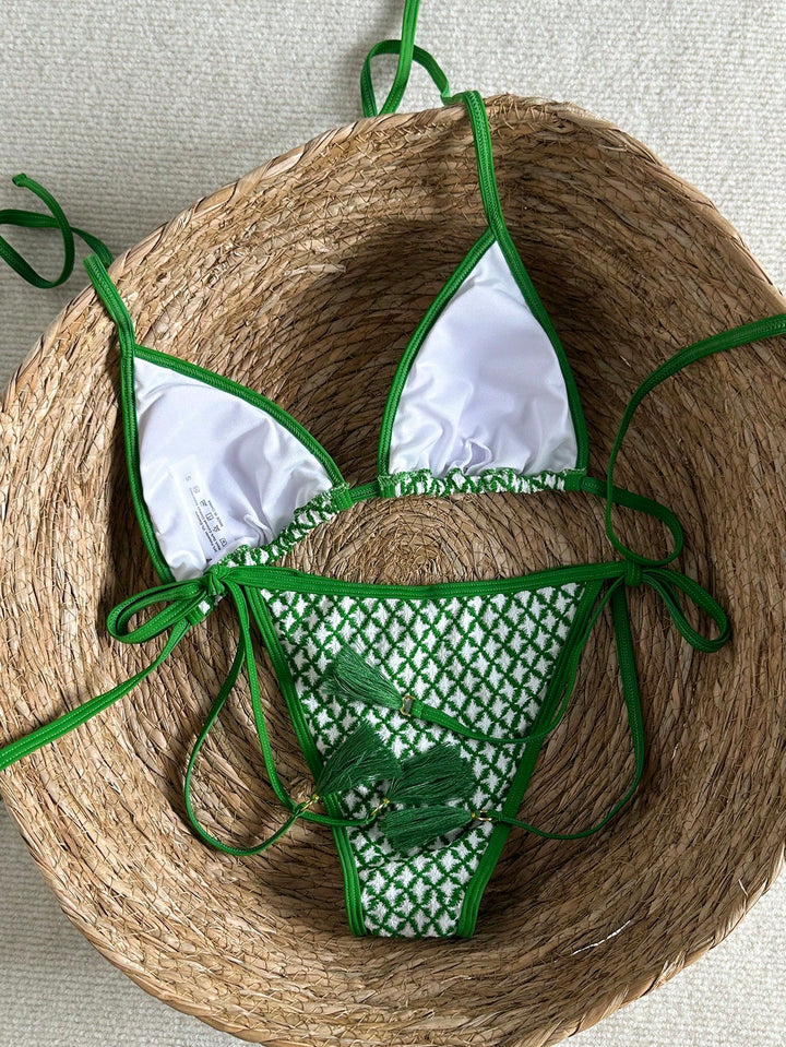 Set bikini SHEIN, verde