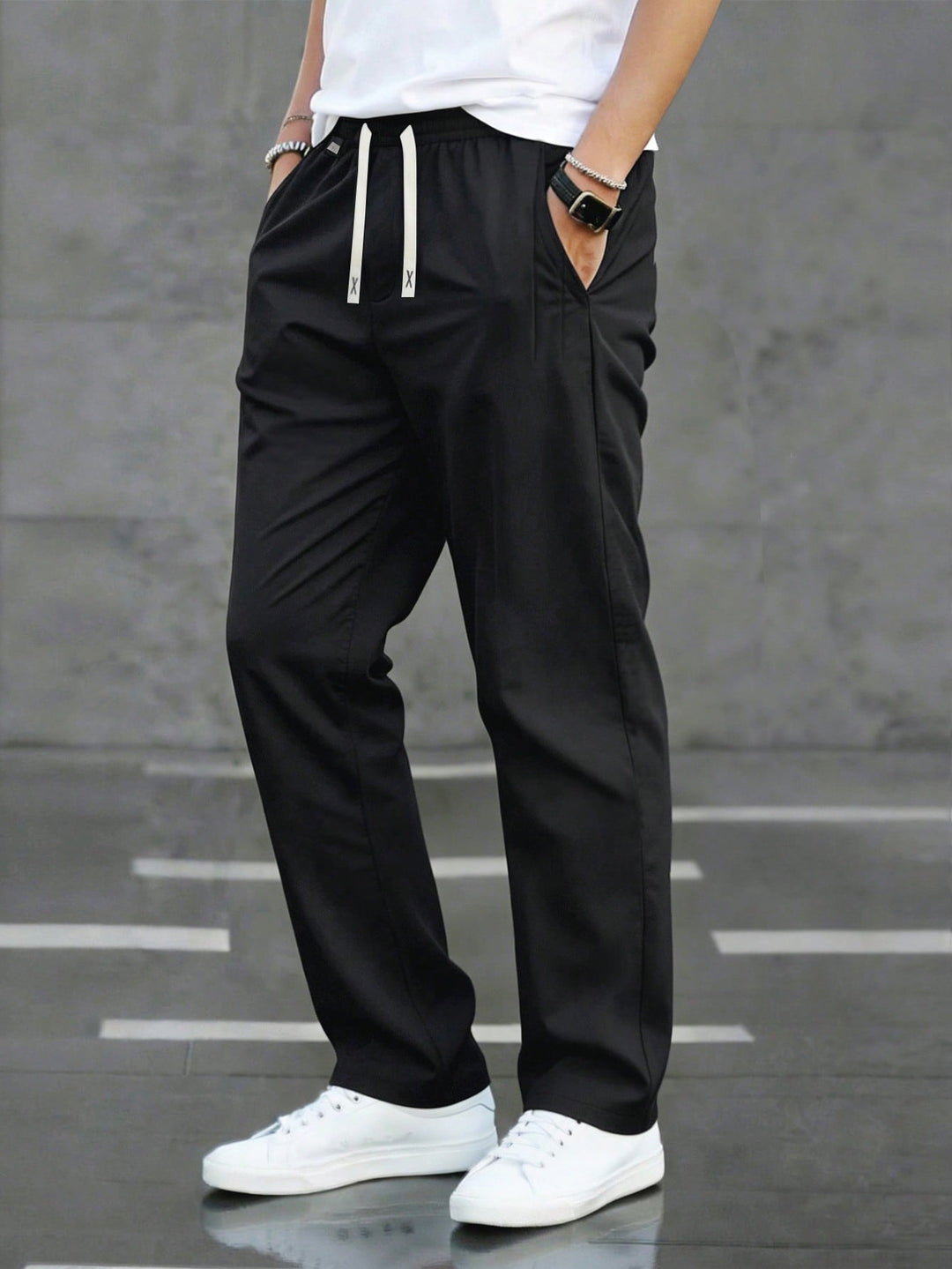 Pantalon SHEIN, negru