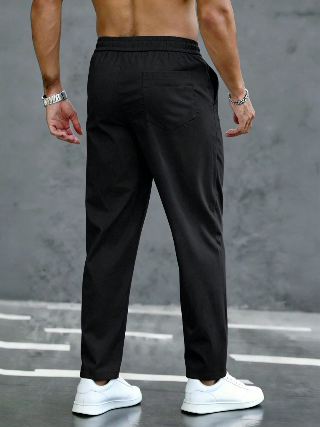 Pantalon SHEIN, negru