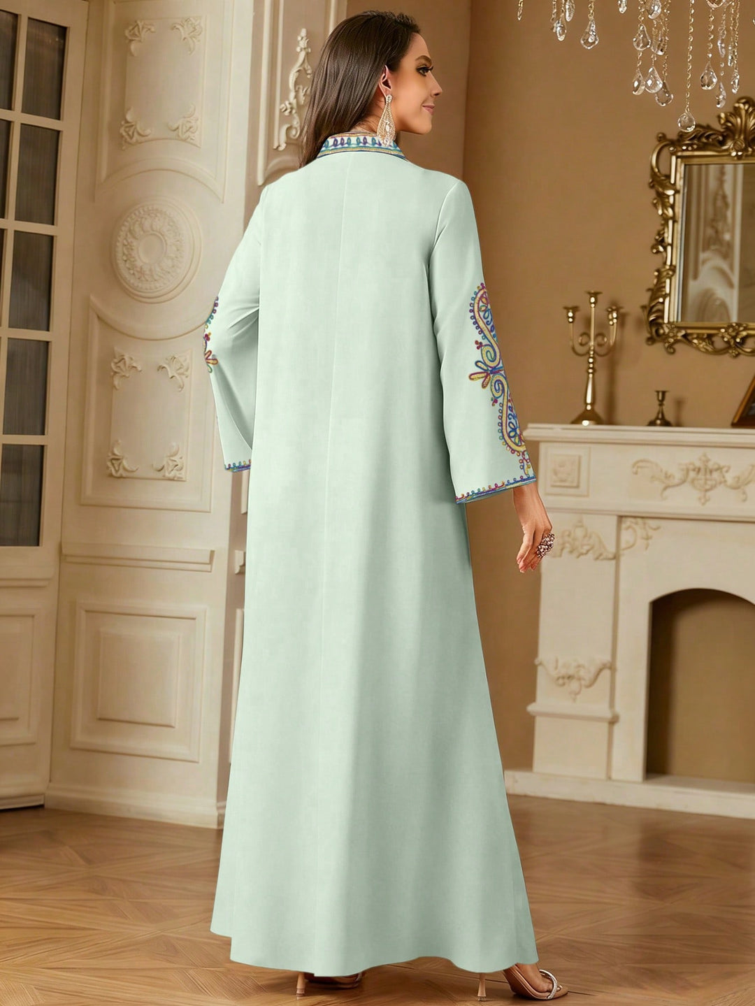 Rochie maxi SHEIN, verde