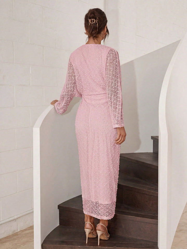 Rochie maxi SHEIN, roz