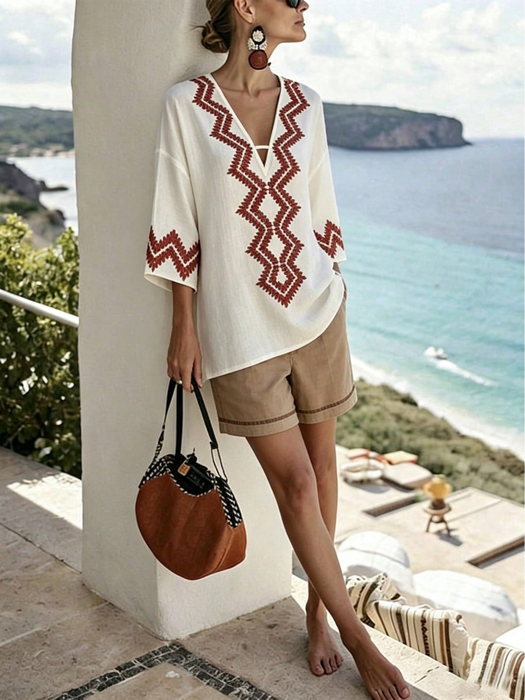 Tricou SHEIN, bej