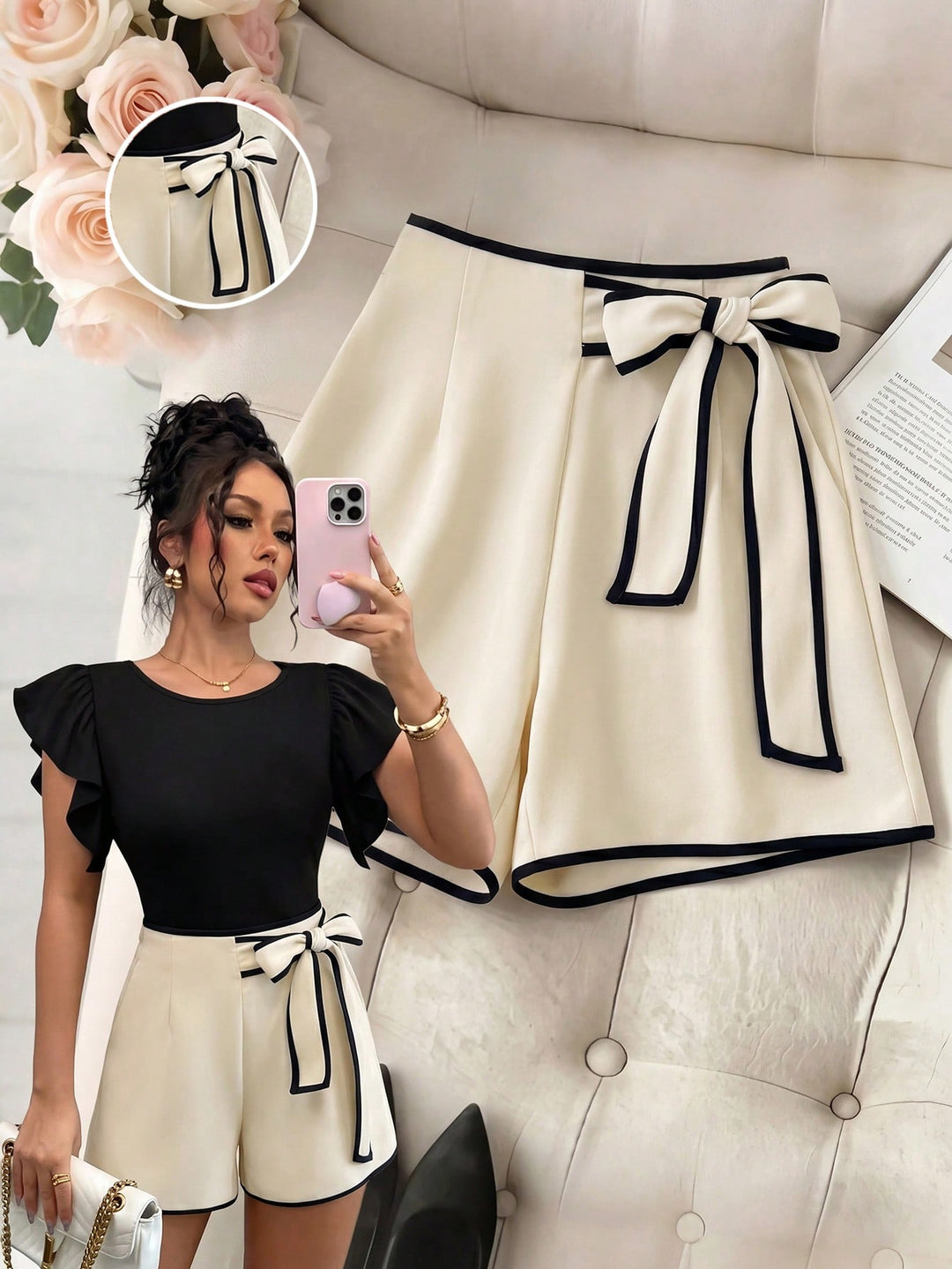 Pantaloni scurți SHEIN, mix culori