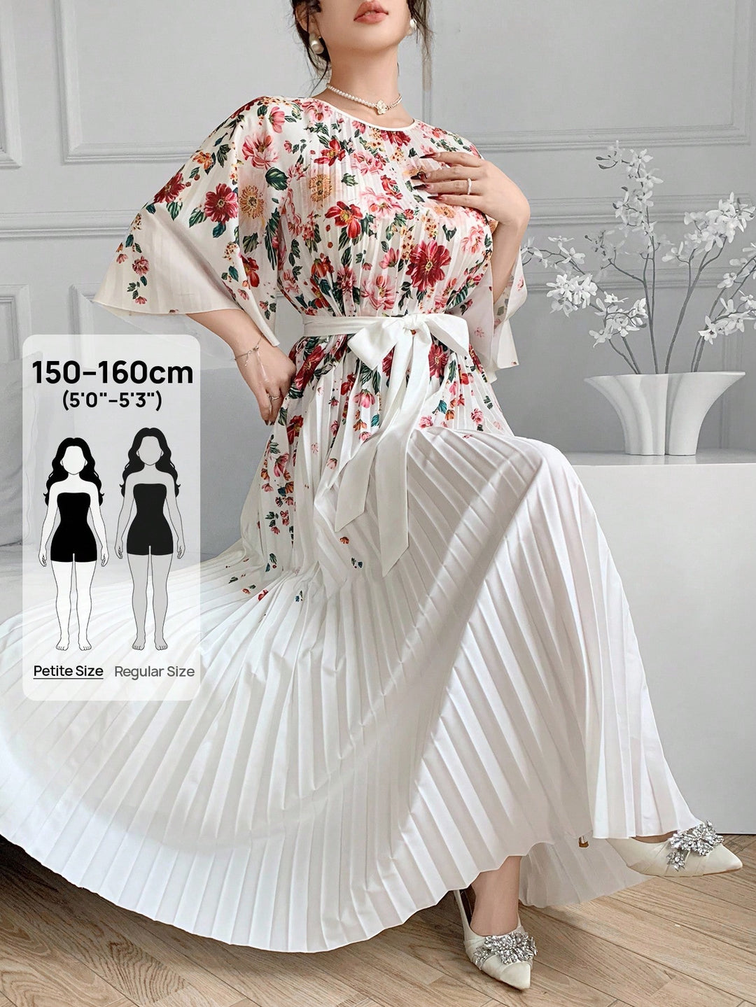 Rochie maxi SHEIN, mix culori