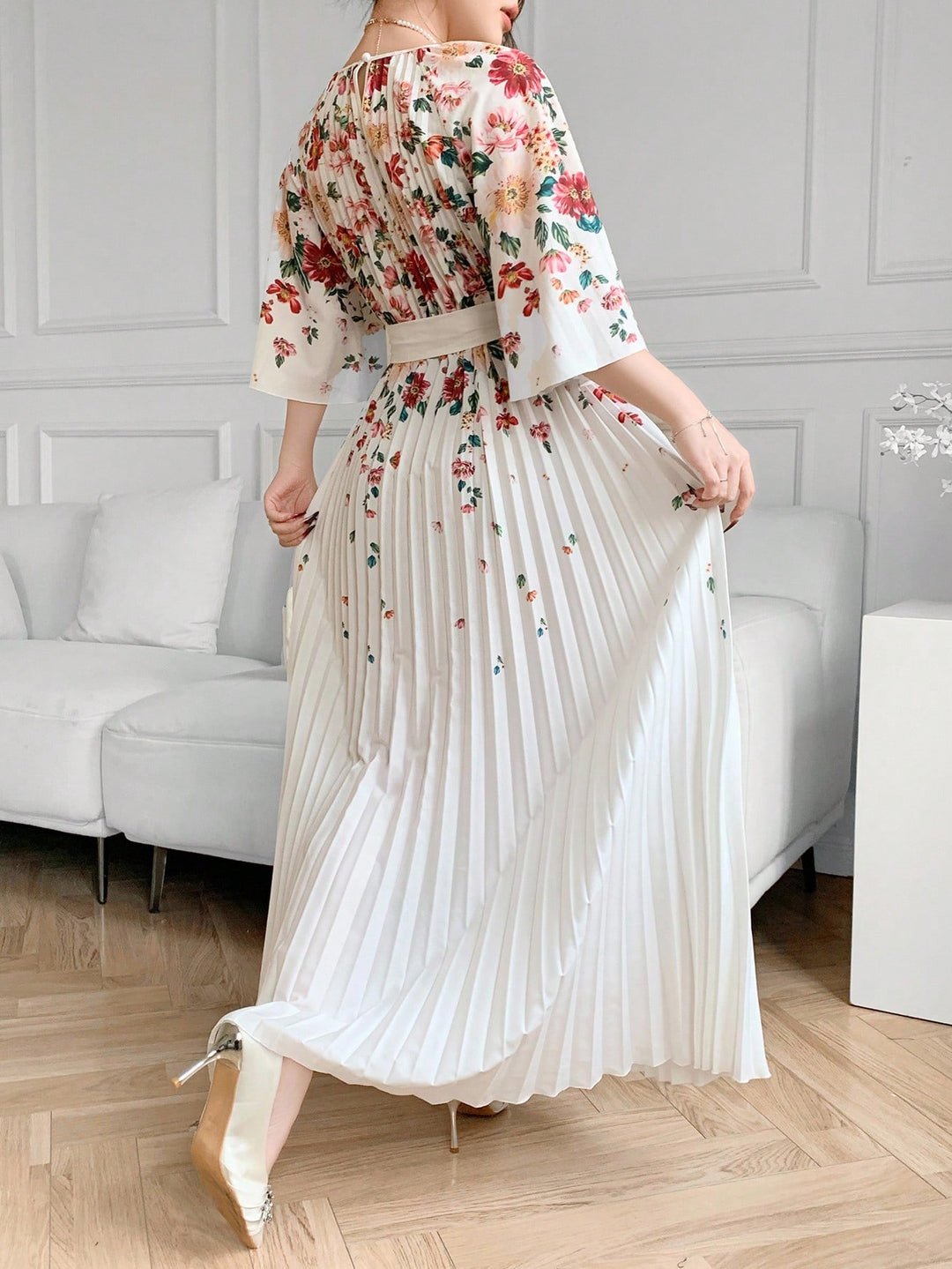 Rochie maxi SHEIN, mix culori
