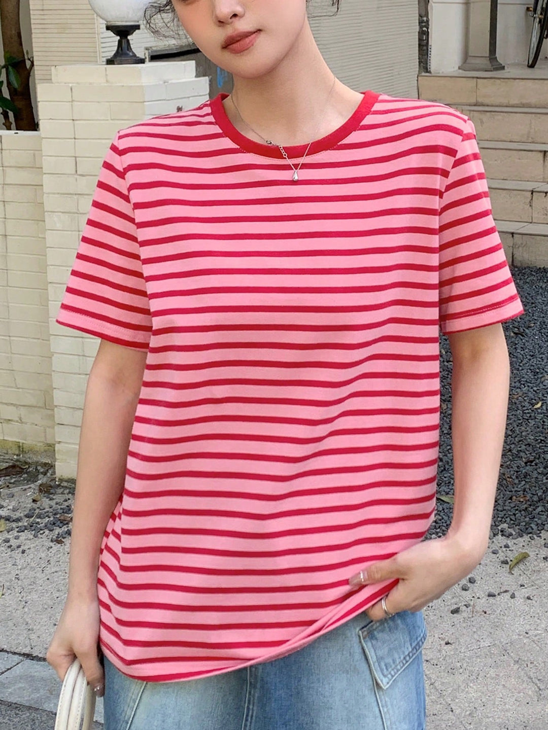 Tricou SHEIN, roz