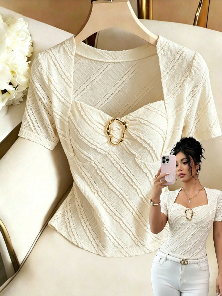 Tricou SHEIN, bej