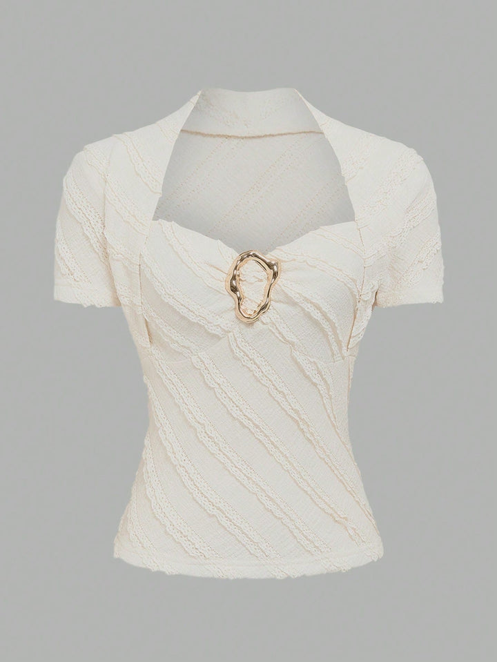 Tricou SHEIN, bej