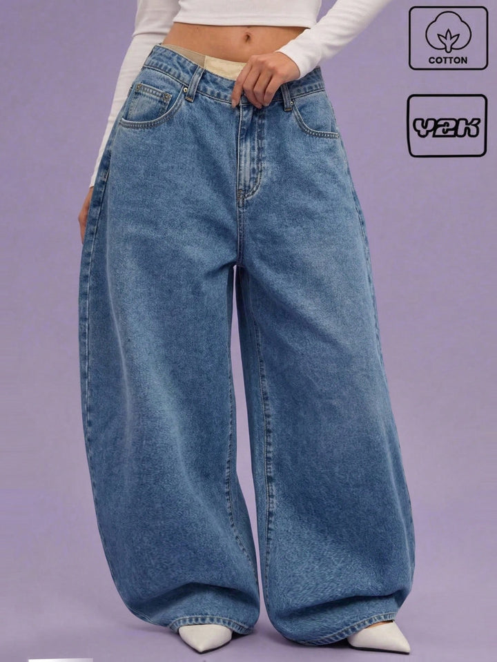 Jeans SHEIN, albastru