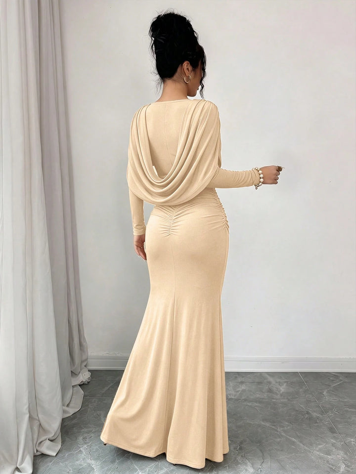 Rochie de ocazie SHEIN, crem