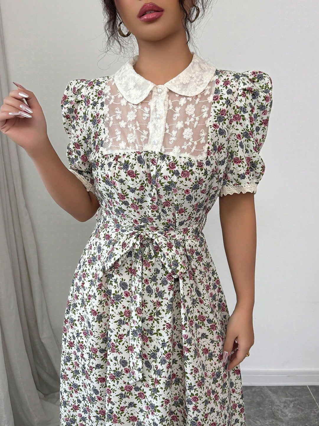 Rochie maxi SHEIN, mix culori