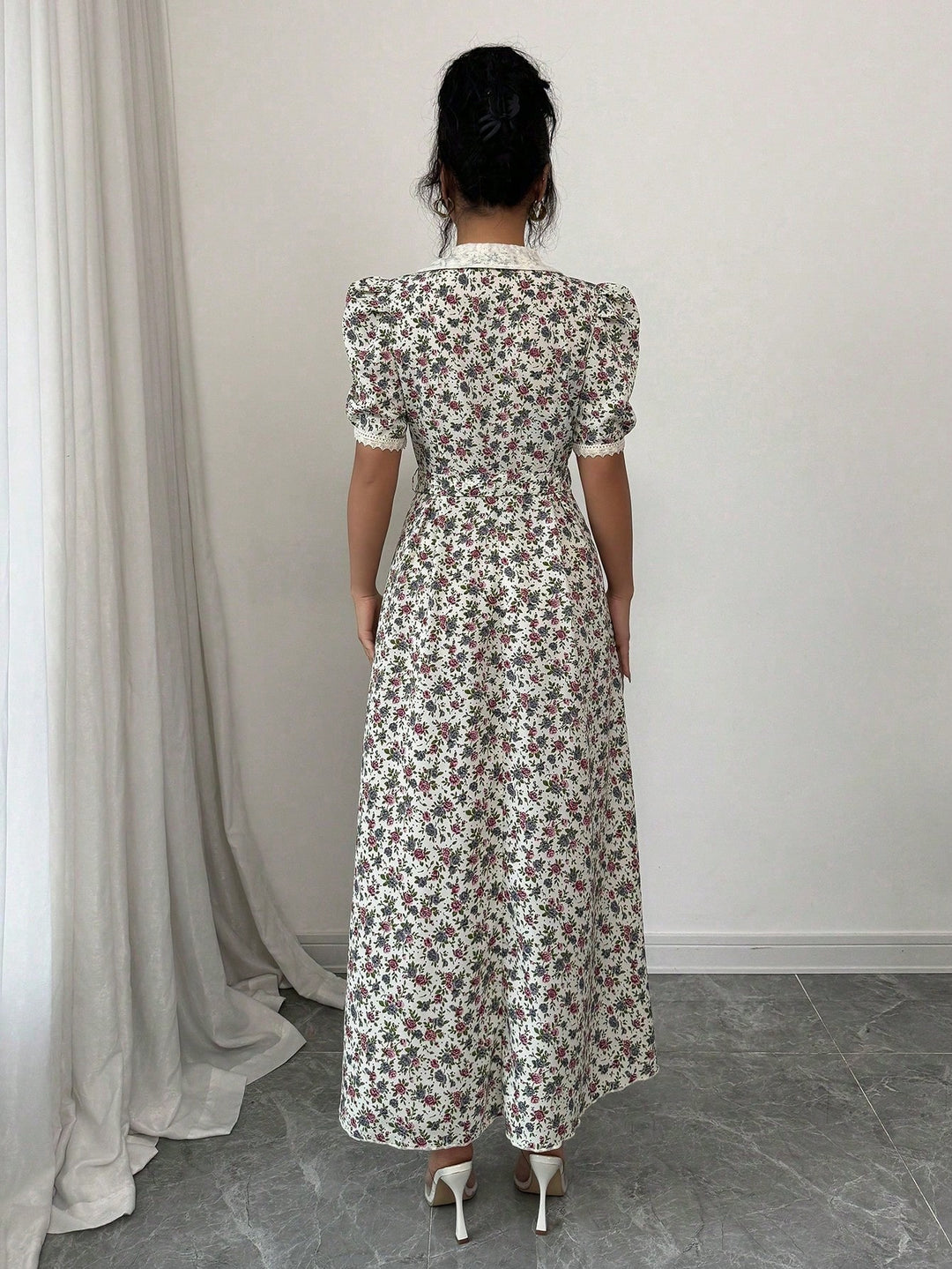Rochie maxi SHEIN, mix culori