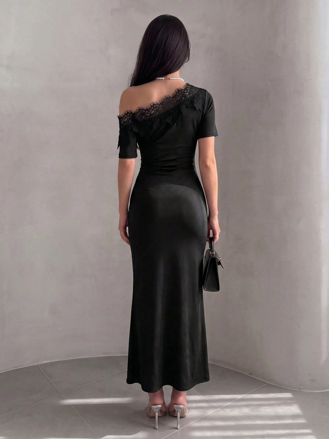 Rochie maxi SHEIN, negru