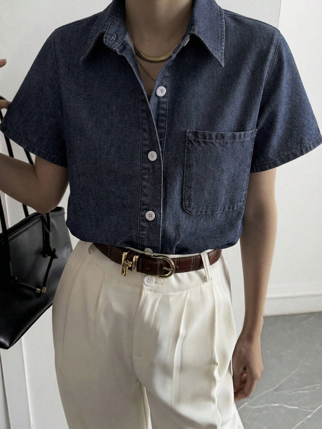Top SHEIN, albastru