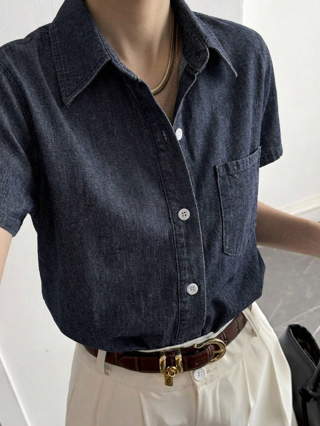 Top SHEIN, albastru