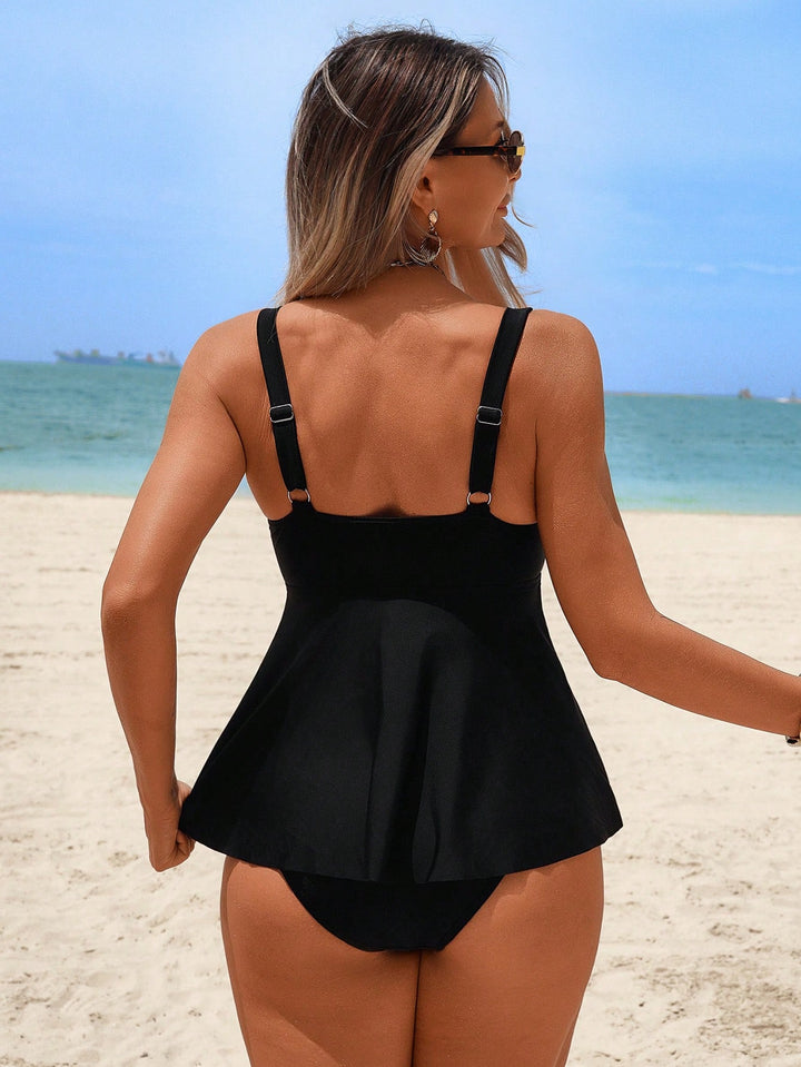 Costum de baie SHEIN, negru