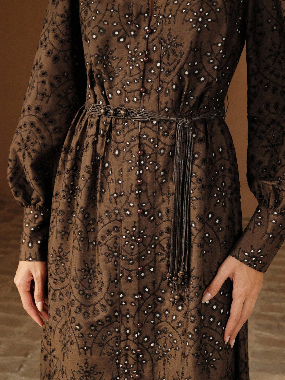 Rochie maxi SHEIN, maro