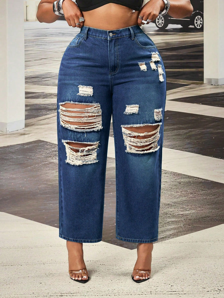 Jeans SHEIN, albastru