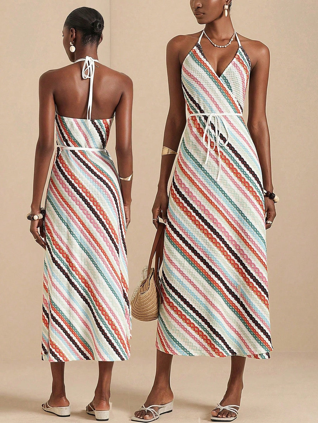 Rochie maxi SHEIN, mix culori