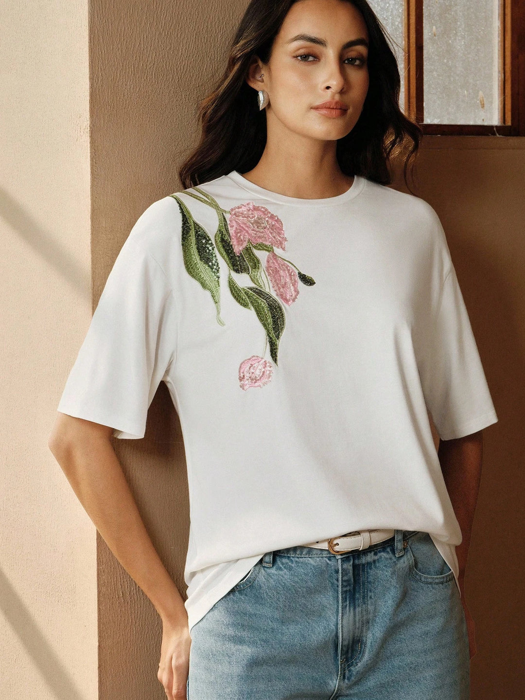 Tricou SHEIN, alb