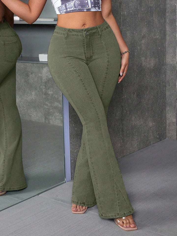 Jeans SHEIN, kaki