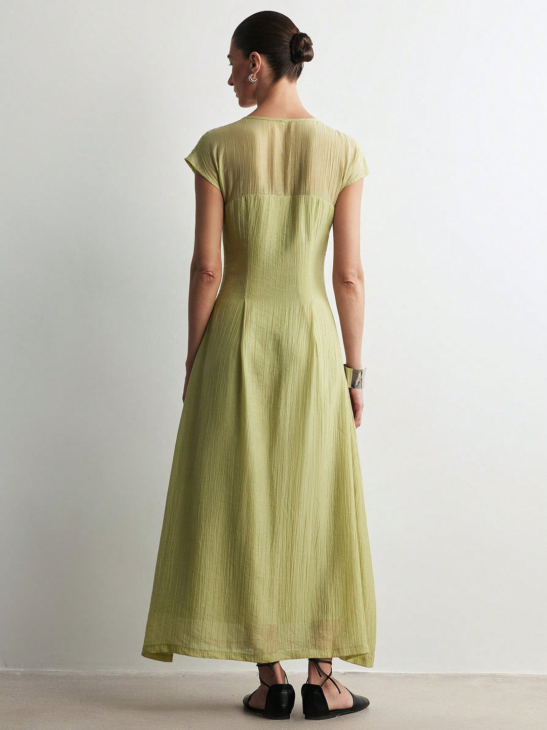 Rochie maxi SHEIN, verde