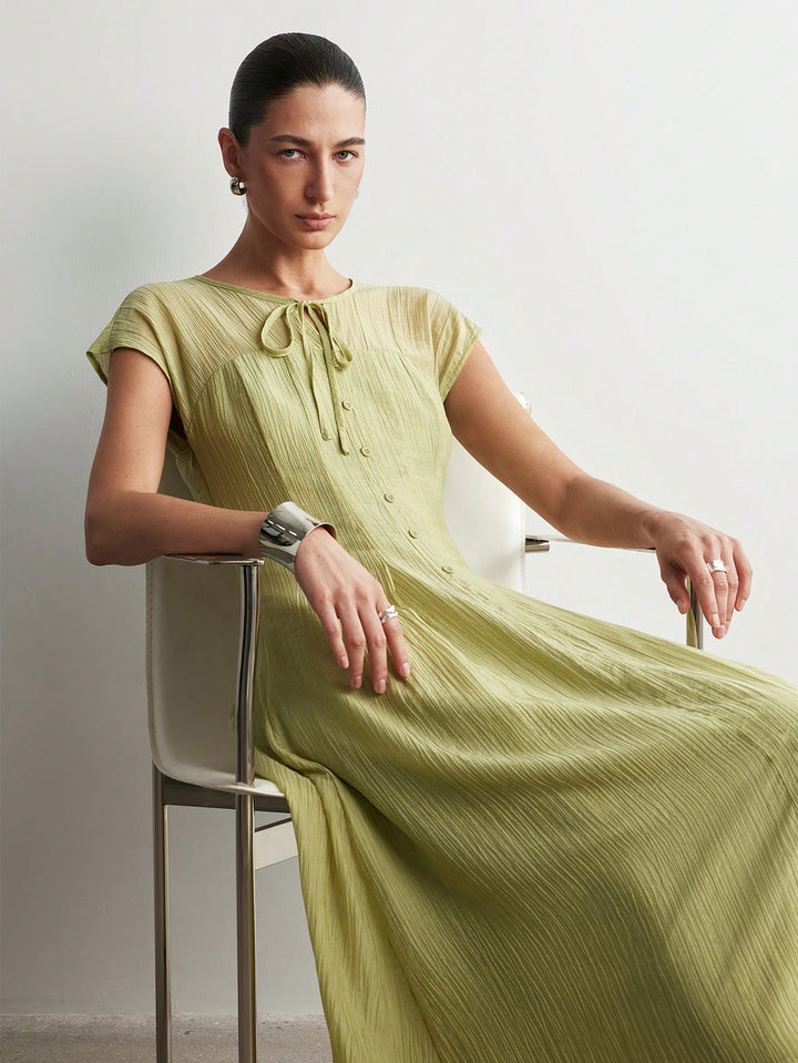 Rochie maxi SHEIN, verde