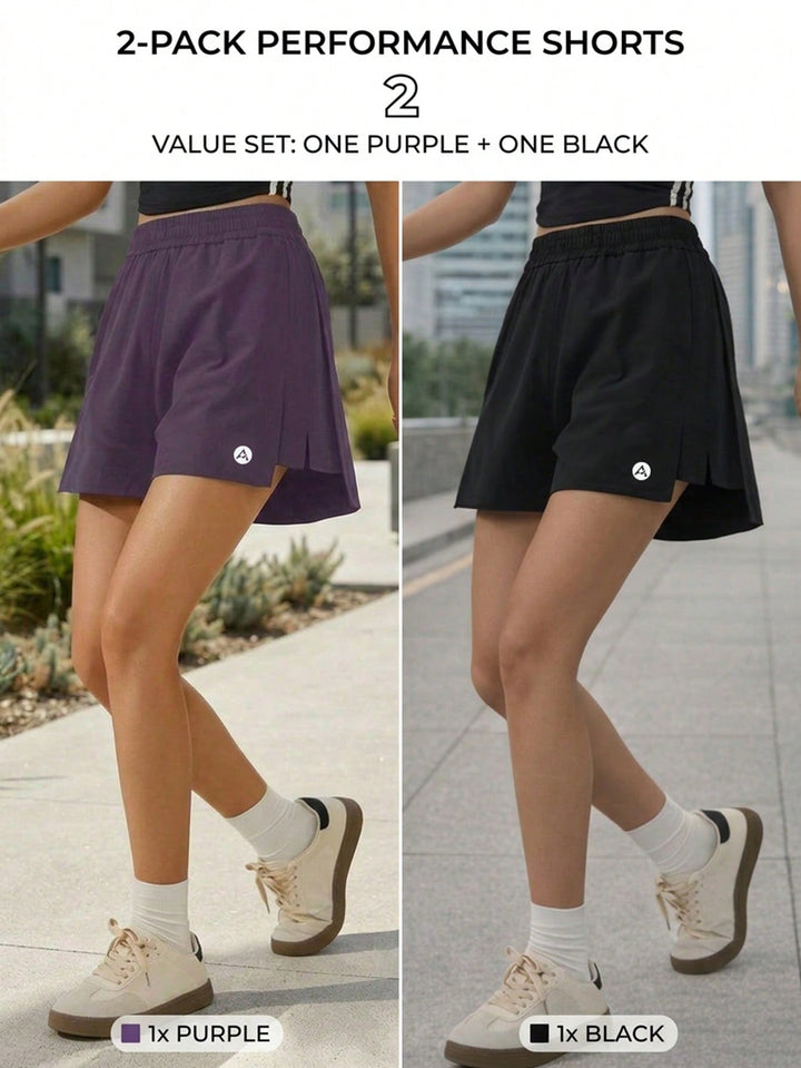 Pantaloni scurți SHEIN, negru