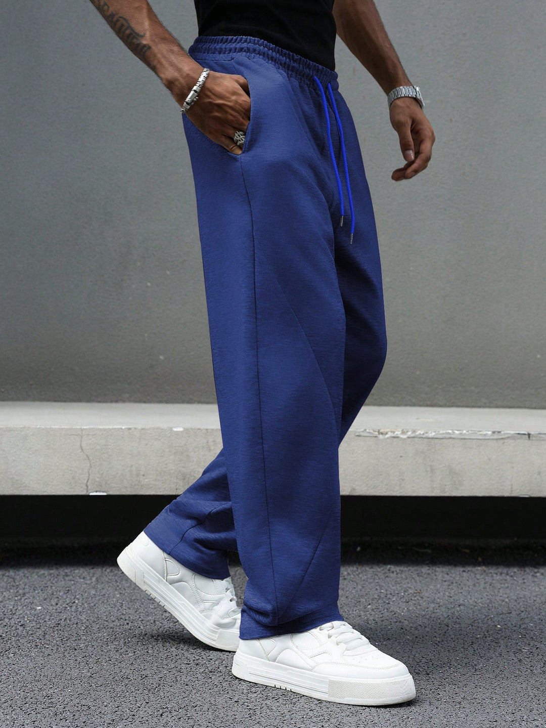 Pantaloni SHEIN, albastru