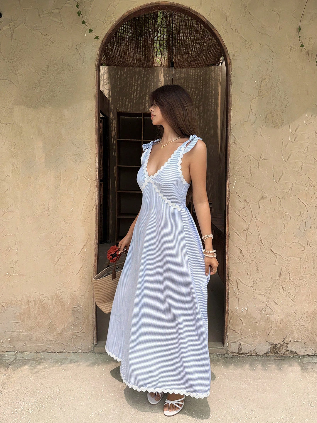 Rochie midi SHEIN, mix culori