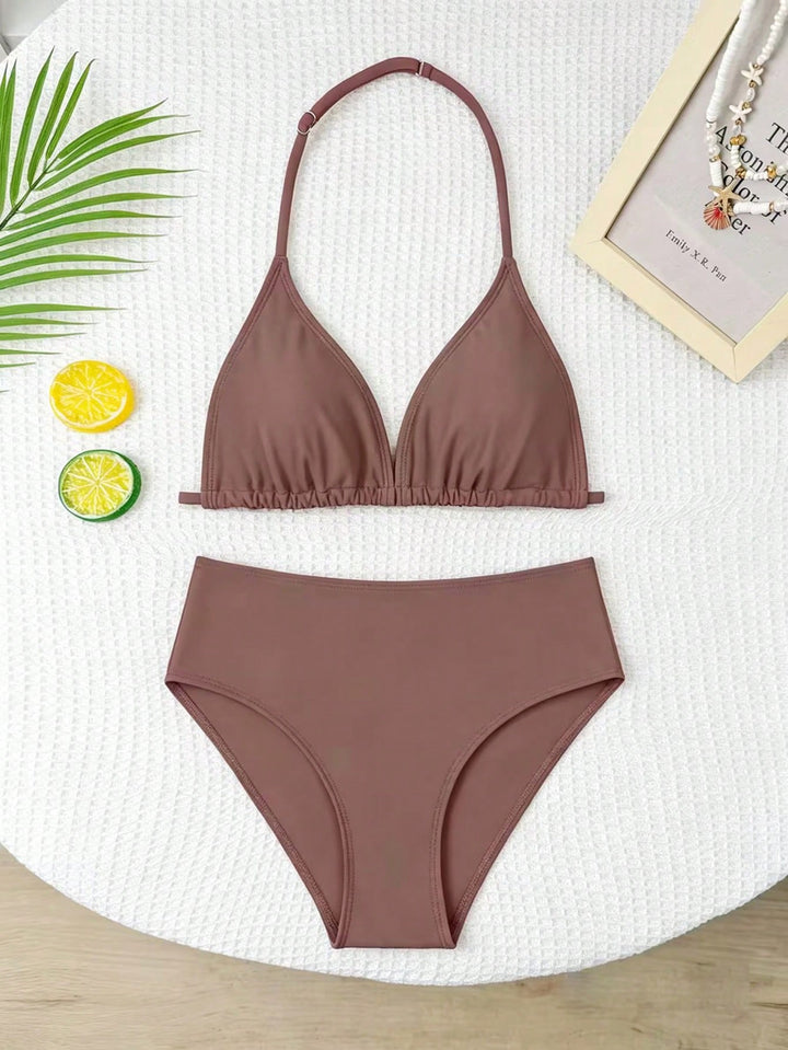 Set bikini SHEIN, kaki