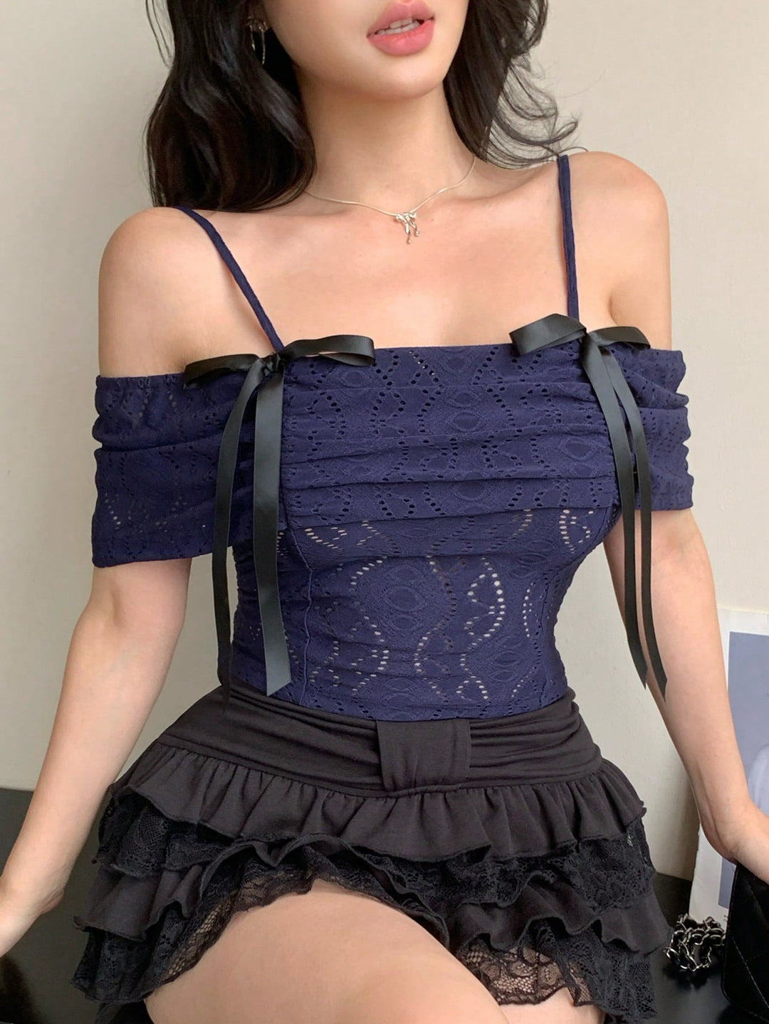 Top SHEIN, albastru