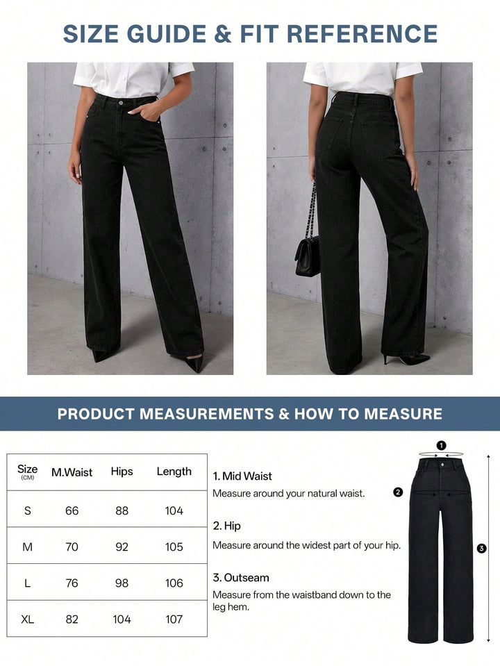Jeans SHEIN, negru