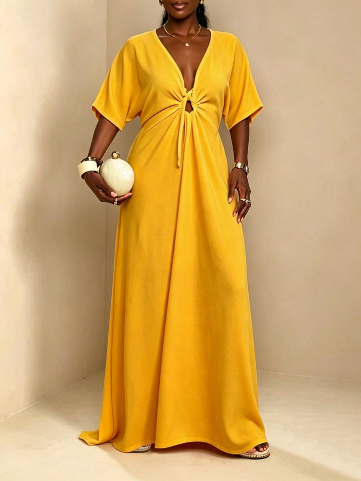 Rochie maxi SHEIN, galben