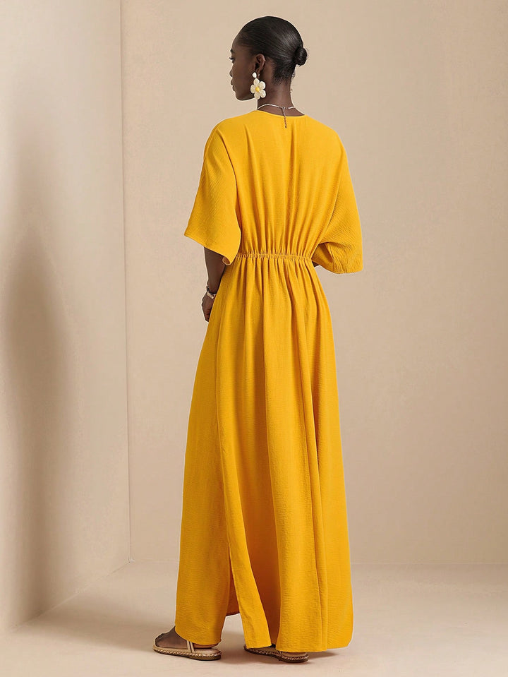Rochie maxi SHEIN, galben