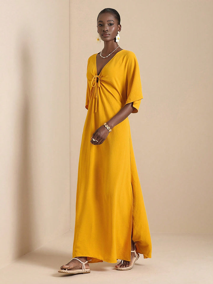 Rochie maxi SHEIN, galben
