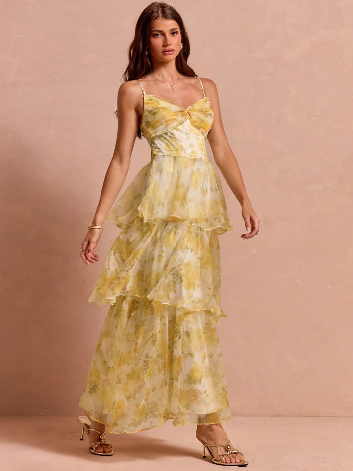 Rochie maxi SHEIN, galben