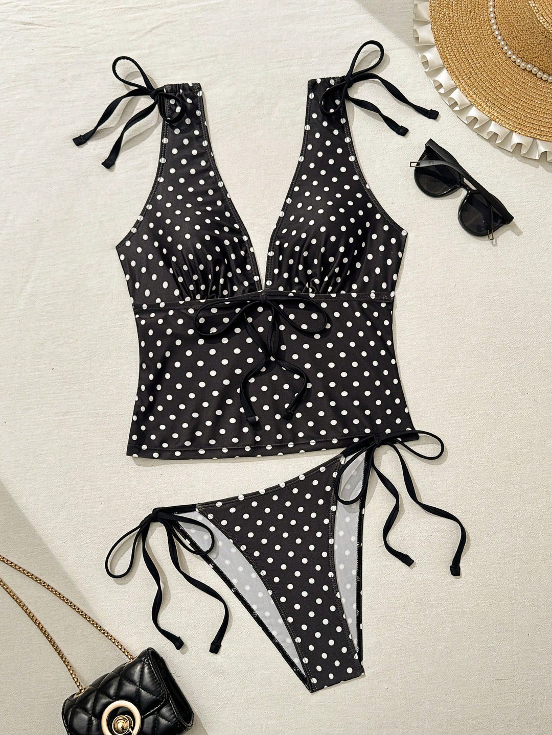Costum de baie SHEIN, negru