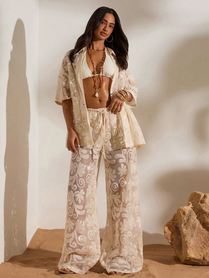 Pantaloni SHEIN, bej