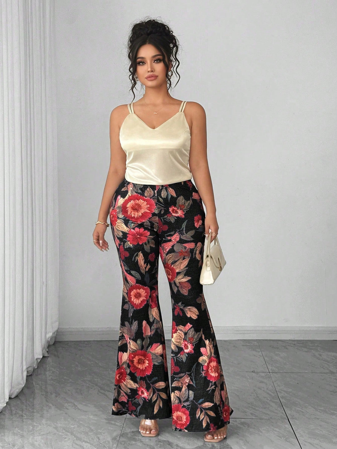 Pantaloni SHEIN, negru