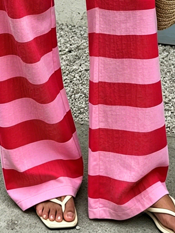 Pantaloni SHEIN, alb