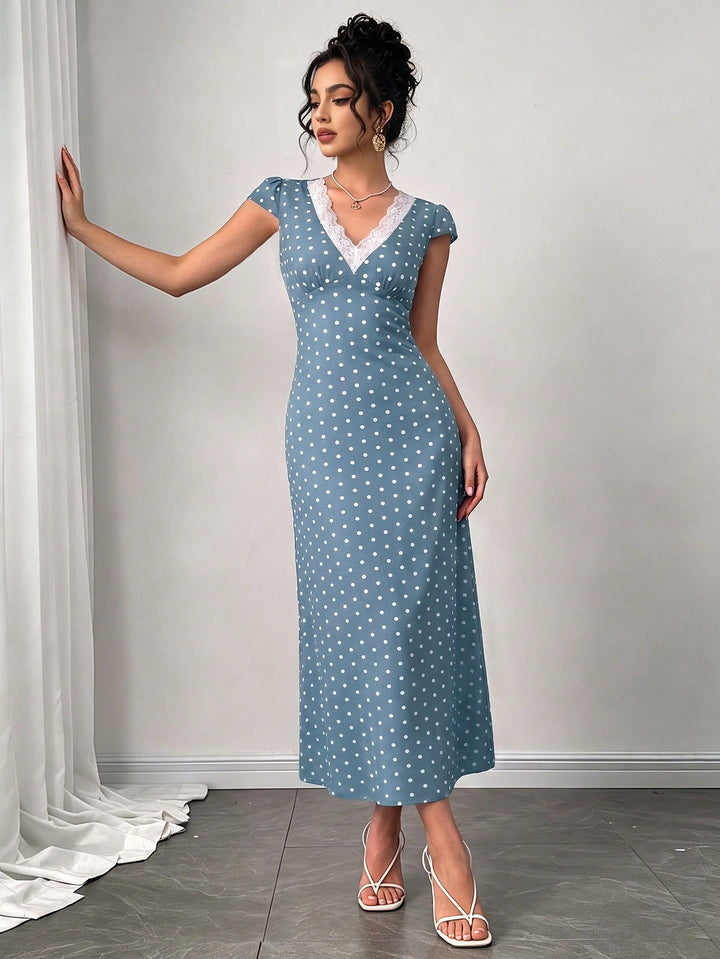 Rochie maxi SHEIN, albastru
