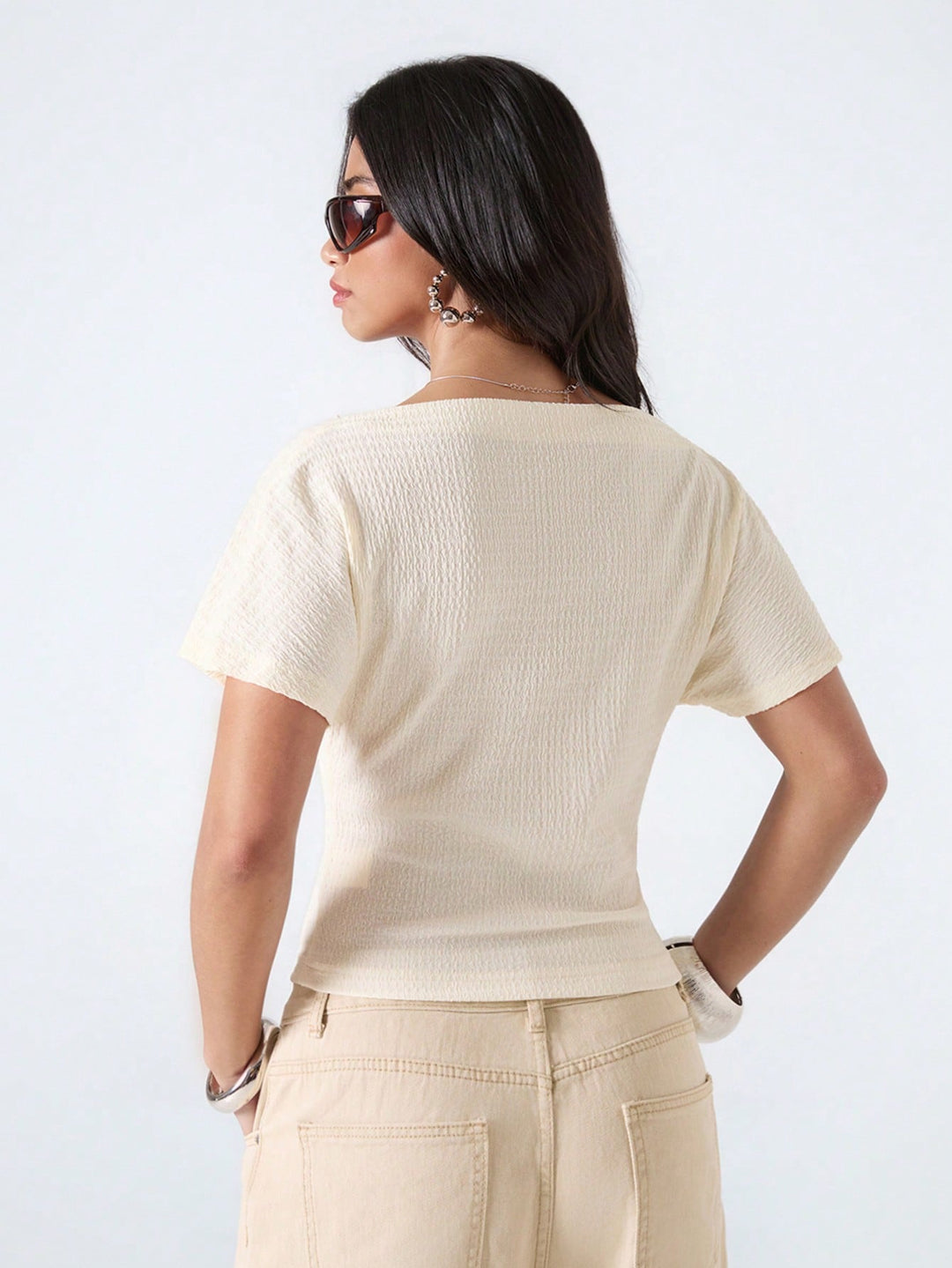 Top SHEIN, portocaliu