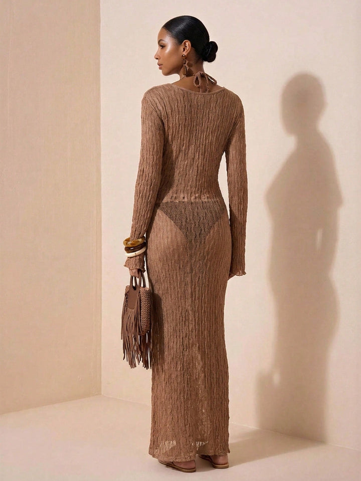 Fusta de plaja SHEIN, verde