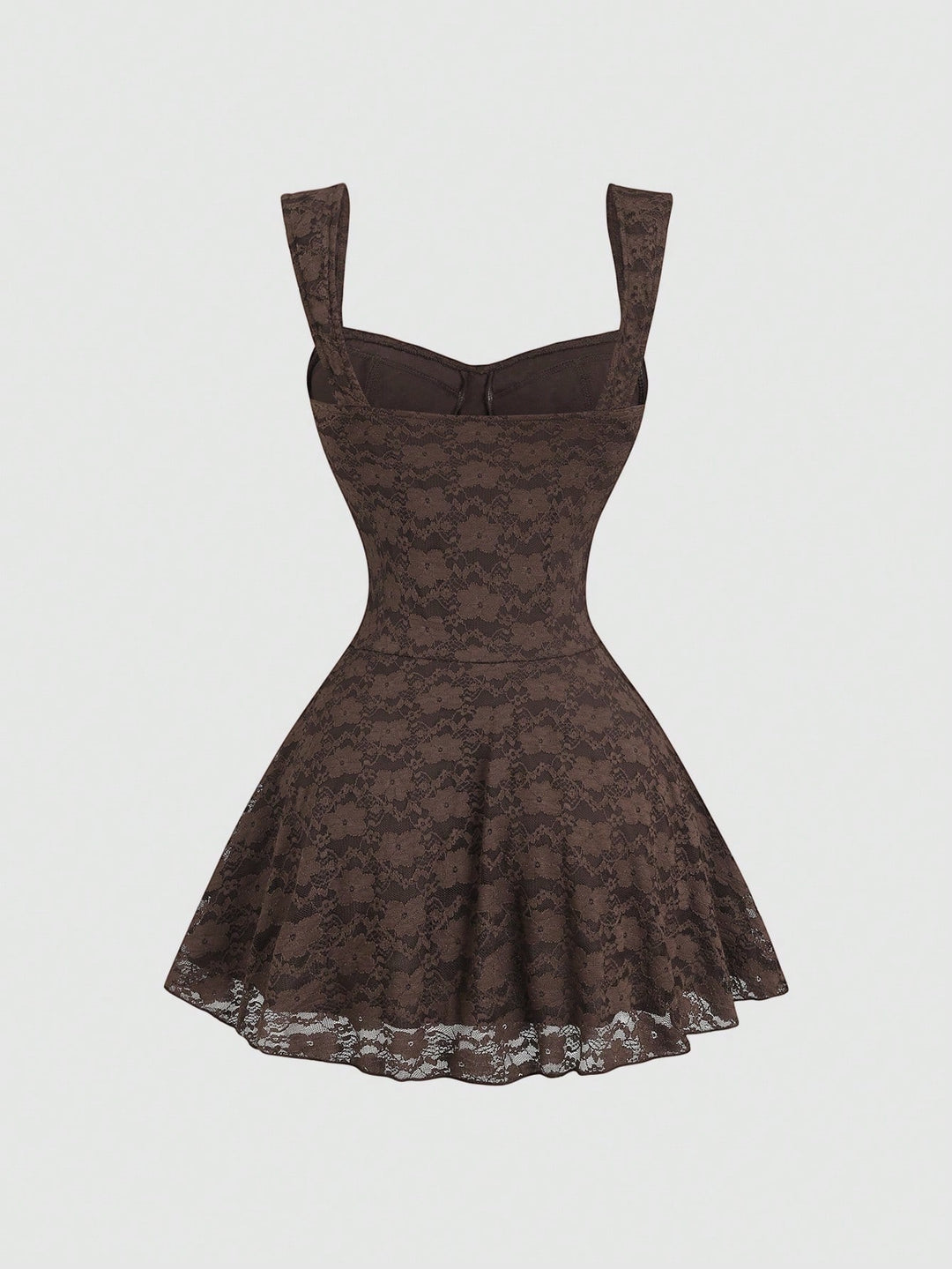 Rochie scurtă SHEIN, maro